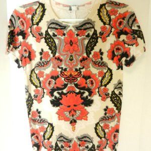 J Crew - Short Sleeve Filigree Sweater